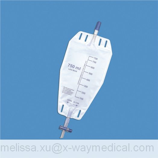 500ml Thigh gaiter Gaiter type anti-reflux drainage bag, 750ml 1000ml leg irrigation liquid wasted collection bags