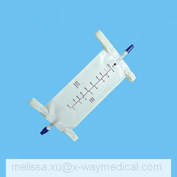 500ml Thigh gaiter Gaiter type anti-reflux drainage bag, 750ml 1000ml leg irrigation liquid wasted collection bags