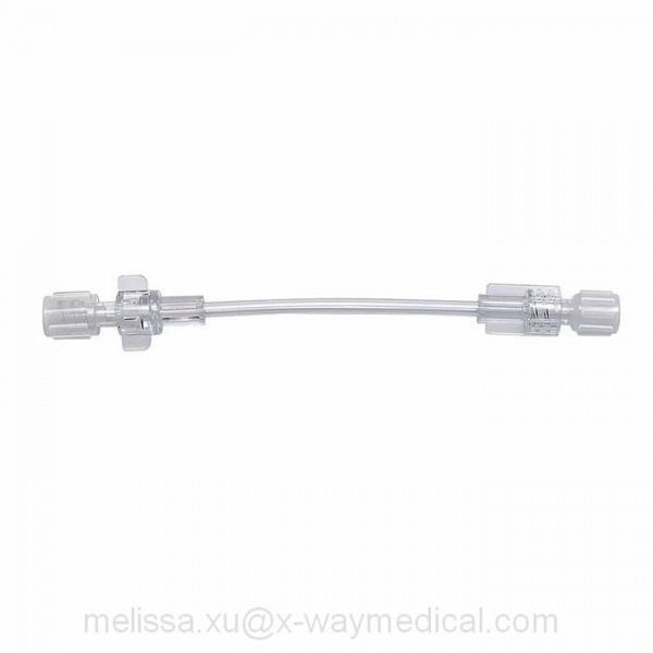 30cm CT MRI low pressure short connecting tube with non-return check valve, 350psi connection tubing for contrast media agent delivery S0L030