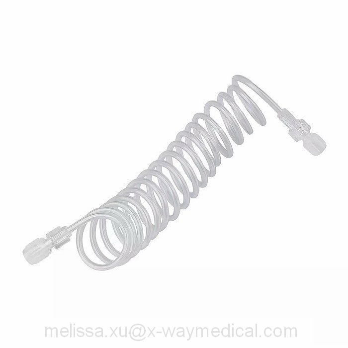 150cm patient extension line for contrast medium delivery with non-return check valve, 60 inch 60” CT MRI saline solution Mtrans tubing system