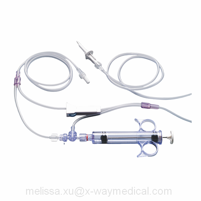 Single Action Pumping System Continuous Flow, Ureteroscopy Irrigation System Delivery Flow kit aspiration syringe with check valve, Bladder Urinary tract surgery irrigation system device with check valve, Internal cavity irrigation aspiration in external abdominal and external Thoracic endoscopic su
