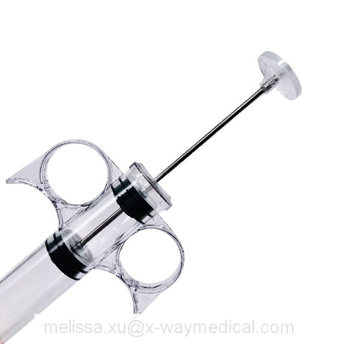 Single Action Pumping System Continuous Flow, Ureteroscopy Irrigation System Delivery Flow kit aspiration syringe with check valve, Bladder Urinary tract surgery irrigation system device with check valve, Internal cavity irrigation aspiration in external abdominal and external Thoracic endoscopic su