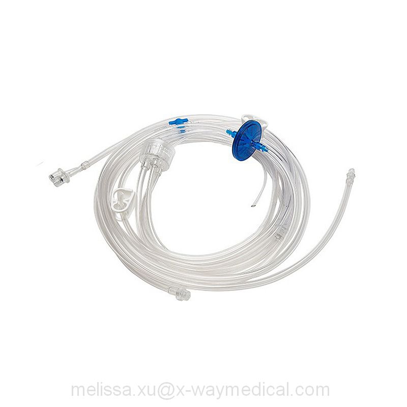 6.4mm 9.7mm Endoscope air oxygen dioxide gas CO2 Source Tube with CO2 insufflator adapter filter, hybrid cleaning water bottle cap irrigation tubing pipe line for Fuji film Pentax Olympus BBraun Fresenius