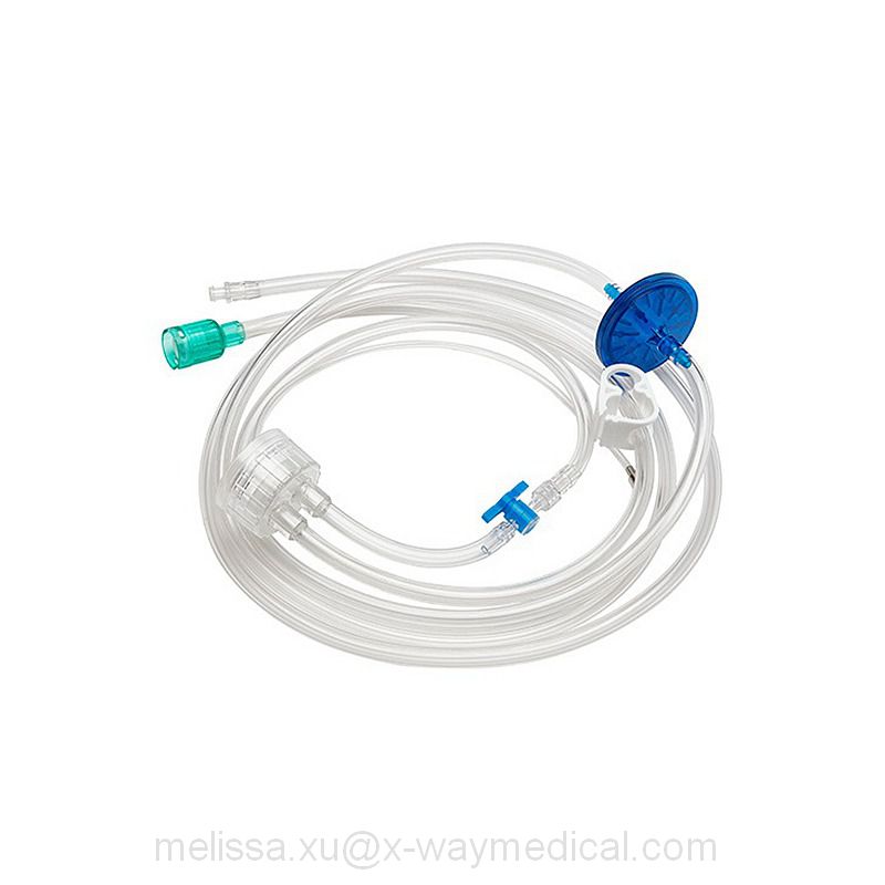 6.4mm 9.7mm Endoscope air oxygen dioxide gas CO2 Source Tube with CO2 insufflator adapter filter, hybrid cleaning water bottle cap irrigation tubing pipe line for Fuji film Pentax Olympus BBraun Fresenius