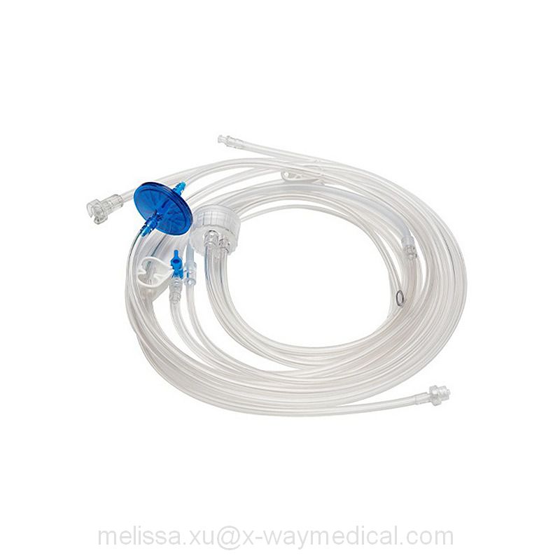 6.4mm 9.7mm Endoscope air oxygen dioxide gas CO2 Source Tube with CO2 insufflator adapter filter, hybrid cleaning water bottle cap irrigation tubing pipe line for Fuji film Pentax Olympus BBraun Fresenius