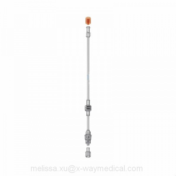 High pressure CT MRI injection Patient line for multi-use system, MR contrast agent transfer multiple injecting tubing with membrane check valve