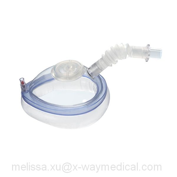 Endoscopy oxygen face masks for Simultaneous Ventilation and Bronchoscopy or Gastroscopy, Endoscope Endoscopic Facial Mask Cover 
