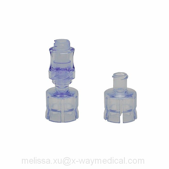 Medical Steel needle-free Plastic Puncture drug transfer device, 13mm 20mm penicillin vials ampoules bottle container mixing adapter