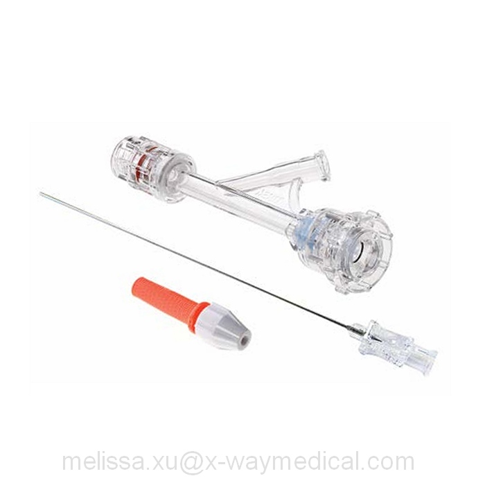 Large bore Interventional surgery device Hemostasis Valve with torque and insertion tool, High pressure Double play hemostatic Y connector adapter accessory pak pack