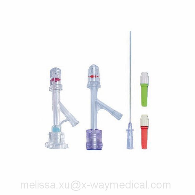 Large bore Interventional surgery device Hemostasis Valve with torque and insertion tool, High pressure Double play hemostatic Y connector adapter accessory pak pack