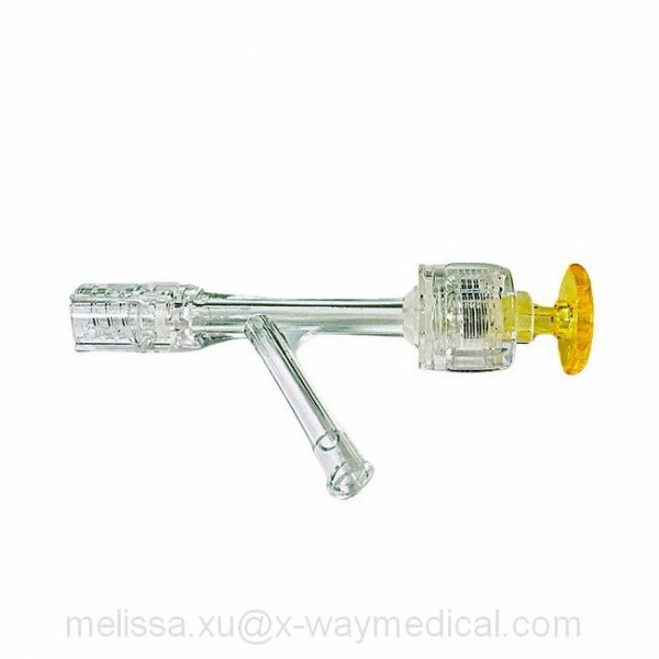 Security Guide catheter and guiding sheath Universal touhy silicone Hemostasis Valve, Safety two seals Blood control Y port sealing adapter