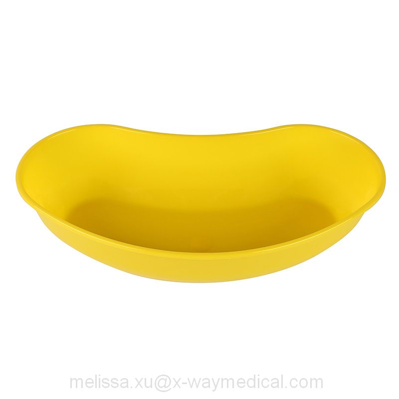 250ml 500ml 700ml Disposable Kidney Dish, 800ml 1000ml Polypropylene Single Use Curved Kidney Basin Plate Disk with Graduation Scale Spout Mouth