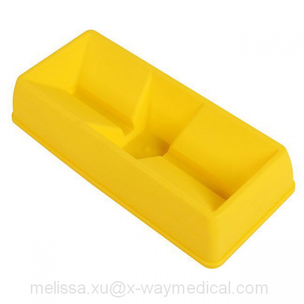 Single Use Surgical Dumped Knife Tray and Blades Dish Pot Basin Plate, Disposable Medical Discarded Blade Box