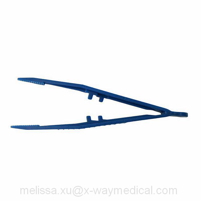 Disposable Operating Instruments Pincette, Single Use Medical Surgery Tweezer Surgical Forceps Nipper Plastic Pincers Clamp Clip