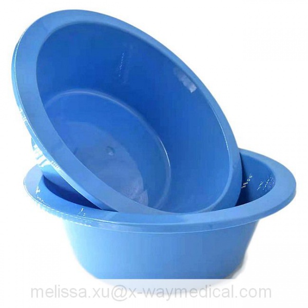 Medical 6000ml Round Measuring Basin for Patient, 2500ml 2.5L 6L 8L Hospital High Quality Nursing Care Bowl Daily Washbasin with Scale Tub