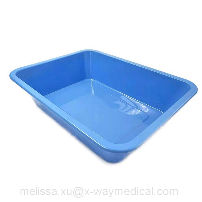 500ml 1000ml 4000ml 6000ml Medical Disposable Plastic Tray Small Dish, PP Blue Plate High Quality Salver China Supplier