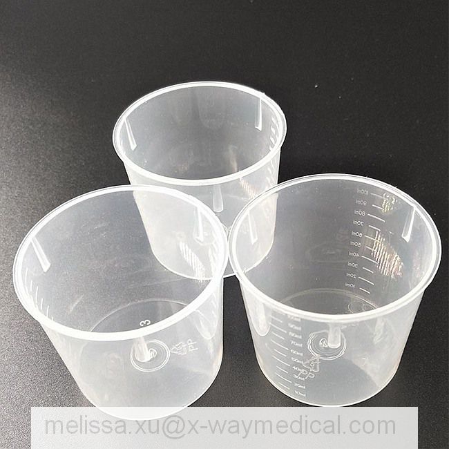 60ml 100ml 120ml 150ml Hospital and Clinic Medical Volumetric Measuring Cup Cylinder, 60 100 120 150 Cc Laboratory Graduated Medicine Glass Cups Test Mixer