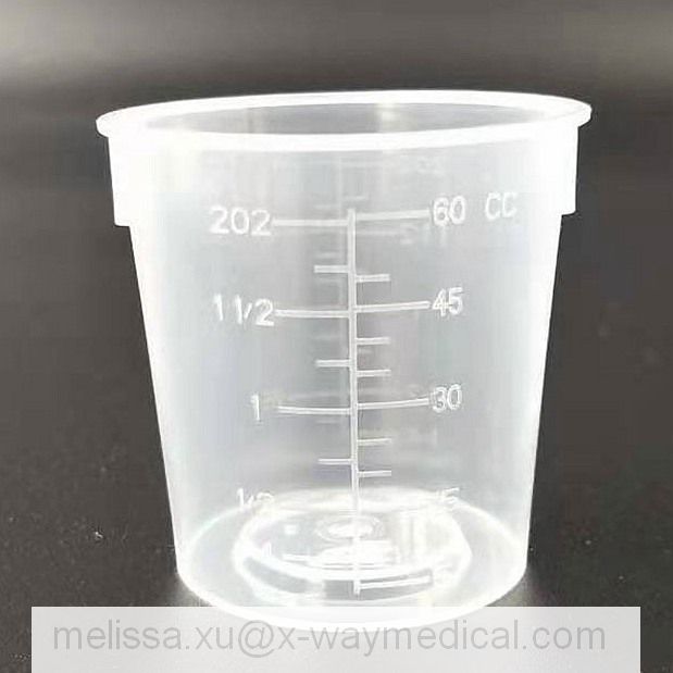 60ml 100ml 120ml 150ml Hospital and Clinic Medical Volumetric Measuring Cup Cylinder, 60 100 120 150 Cc Laboratory Graduated Medicine Glass Cups Test Mixer