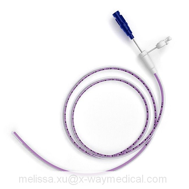 60 days indwelling Durable Radiopaque Enfit Nasogastric Feeding Tube, DEHP Latex free enteral irrigation and Nutritional tubing catheter