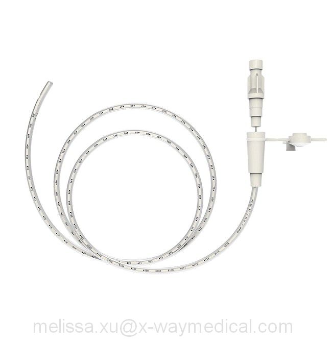 60 days indwelling Durable Radiopaque Enfit Nasogastric Feeding Tube, DEHP Latex free enteral irrigation and Nutritional tubing catheter