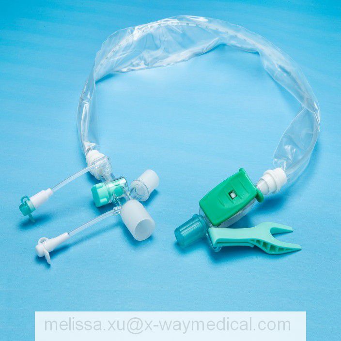 72hours 10Fr 12Fr 14Fr tracheal Disposable Closed Suction Catheter tube, Oral Nasal intubation tracheotomy closing suction tubing system