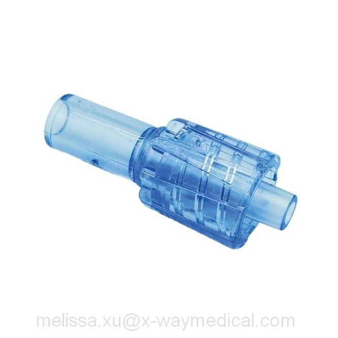 Rotary male luer locks connector to female straight adapter, extension tube connection joint vented double dead-ender caps