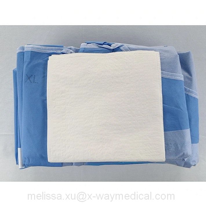 Baby Birth Surgical Cesarean C-section Delivery Hospital Pack, Caesarean Cesarean Section Surgical Kit Operation Drape Pack