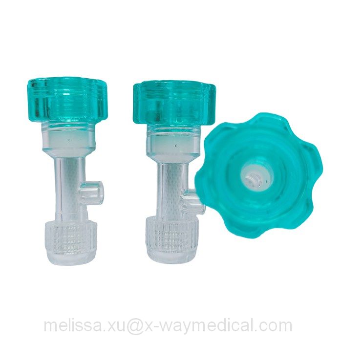 Large bore 0Fr - 17Fr Tuohy Borst Adapter 0.091 inch - 0.224 inch 2.3mm - 5.7mm, 7 fr - 17 Fr threaded flare connector with sideport
