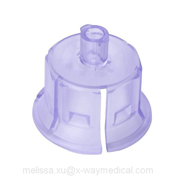 Medical 13mm 32mm Penicillin Vial Connector for Poisoned Medication Chemotherapy Medicine, 20mm Small Bottle to Syringe Quicklock Vial Adapter Adaptor
