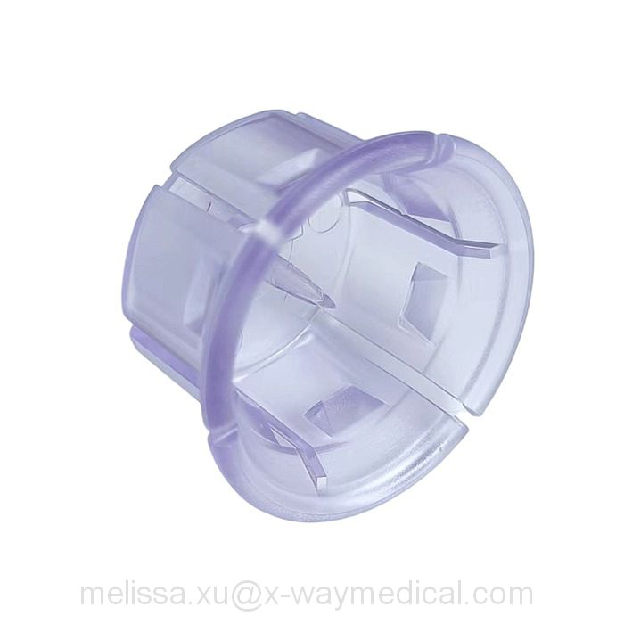 Medical 13mm 32mm Penicillin Vial Connector for Poisoned Medication Chemotherapy Medicine, 20mm Small Bottle to Syringe Quicklock Vial Adapter Adaptor
