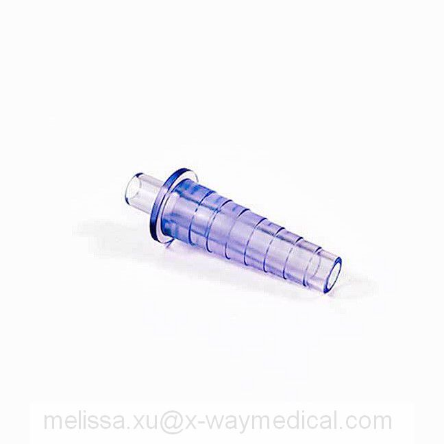 Medical Cone Pagoda Shape Luer Lock Irrigation Flushing Pipe Joint Adapter, Conicalness Flush Tubing Connector