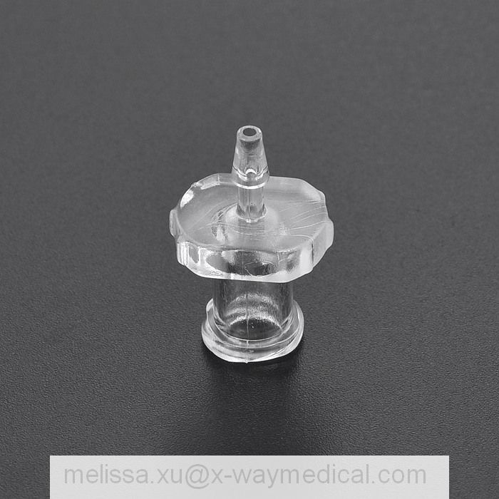 1.7mm 2.5mm 3.3mm 4.0mm 6.4mm Pagoda Shape Female Luer Lock Barb Connectors, various size stepped female-luer adapter for soft tube