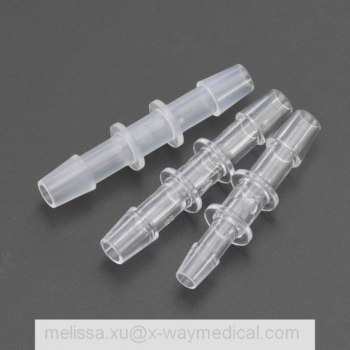 Double ended Reducer hose connector with barb for soft extension tube, diameter reducing straight stepped double-end connecting tubing joint pipe adapter