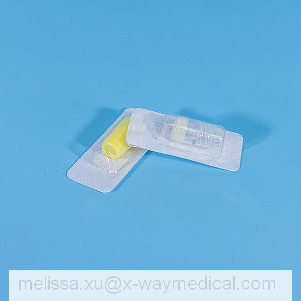 Medical Circles round head needle free Shell of Heparin Cap, Steriled hexagons needleless Heparin plugs for infusion administration