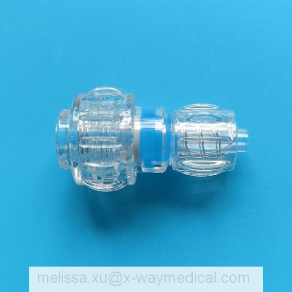 Rotary Short-body 9F FLO30 hemostasis valve, FLO 30 short body adapter male luer Tuohy borst adapter