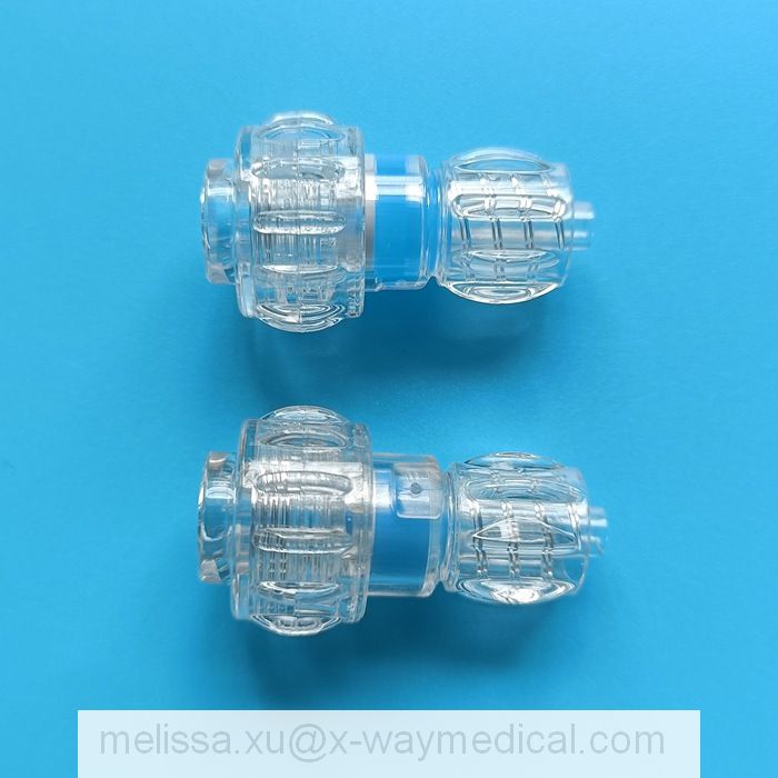 Rotary Short-body 9F FLO30 hemostasis valve, FLO 30 short body adapter male luer Tuohy borst adapter