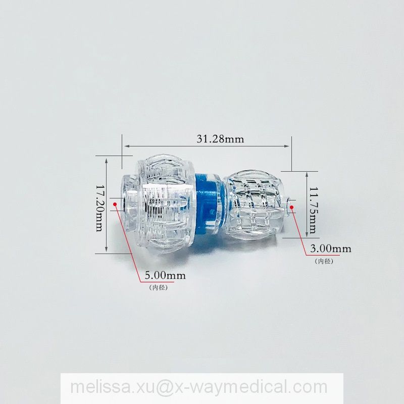 Rotary Short-body 9F FLO30 hemostasis valve, FLO 30 short body adapter male luer Tuohy borst adapter