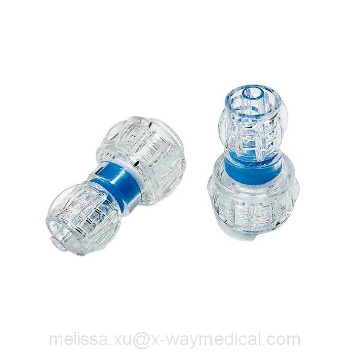 Rotary Short-body 9F FLO30 hemostasis valve, FLO 30 short body adapter male luer Tuohy borst adapter