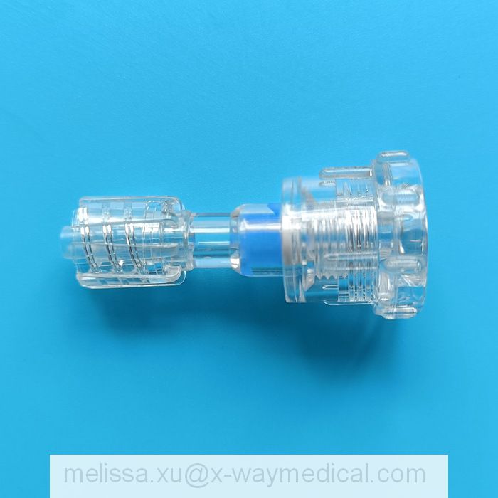 0F - 9F Medical closure device PC straight Tuohy Borst Short-body hemostasis valve FLO30 Male Luer Lock adapter 80330