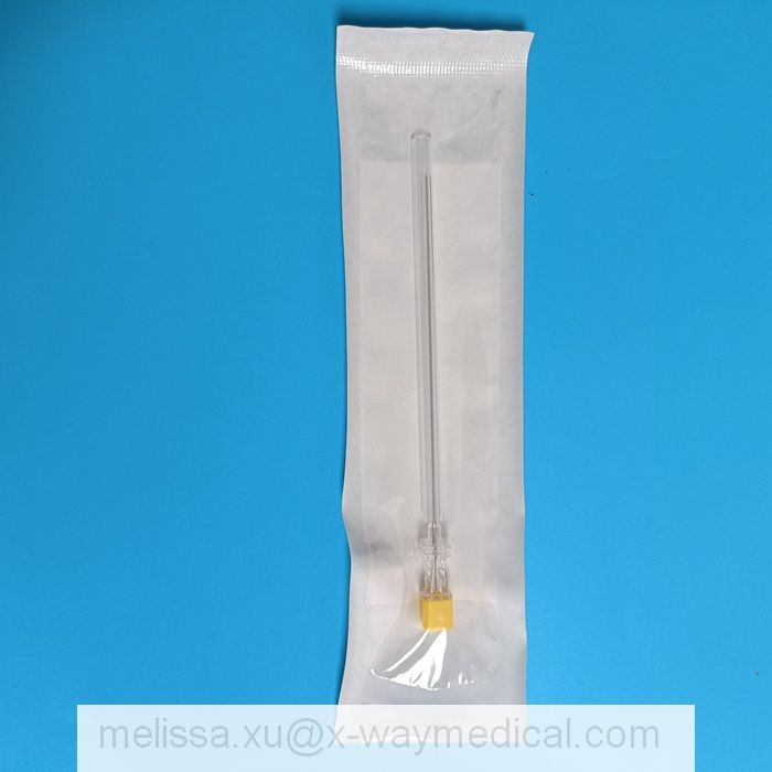 Spinal needle quincke tip with without 20G introducer, subarachnoid spine puncture injection needles 18G 19G 20G 21G 22G – 27G 38mm to 220mm
