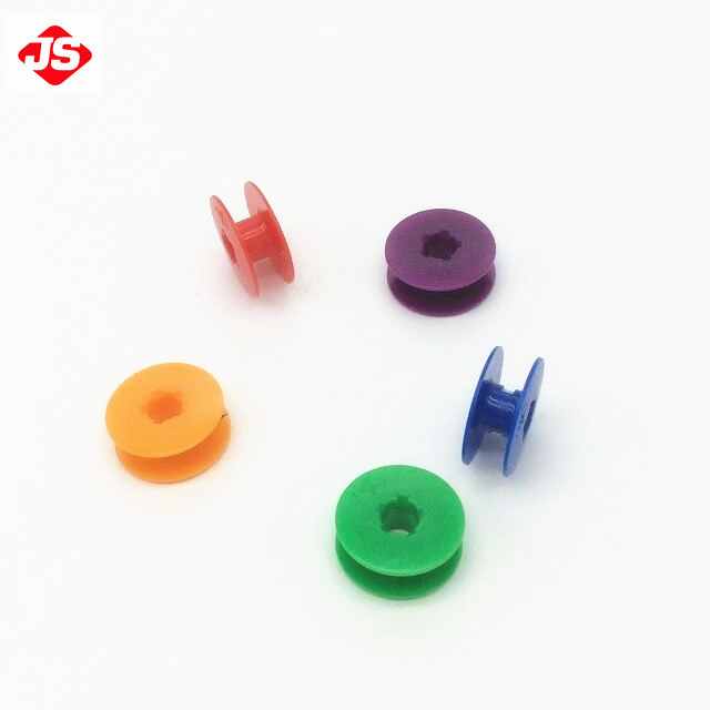 Industrial Teflon Plastic Bobbins /Shuttle Core Color Plastic Bobbin for sewing machine parts 