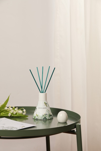 Hot Sale Empty 100ml Reed Diffuser Aromatherapy Perfume Glass Bottles With Reed Diffuser Rattan Fiber Sticks