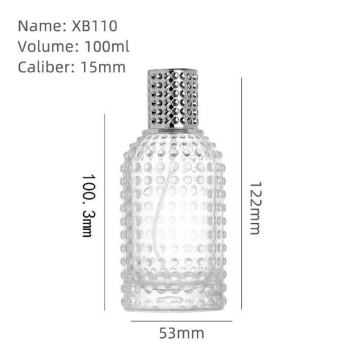 New Product Perfume Bottle 30ml 50ml Empty Perfume Bottles 100ml Glass Perfume Bottles With Box