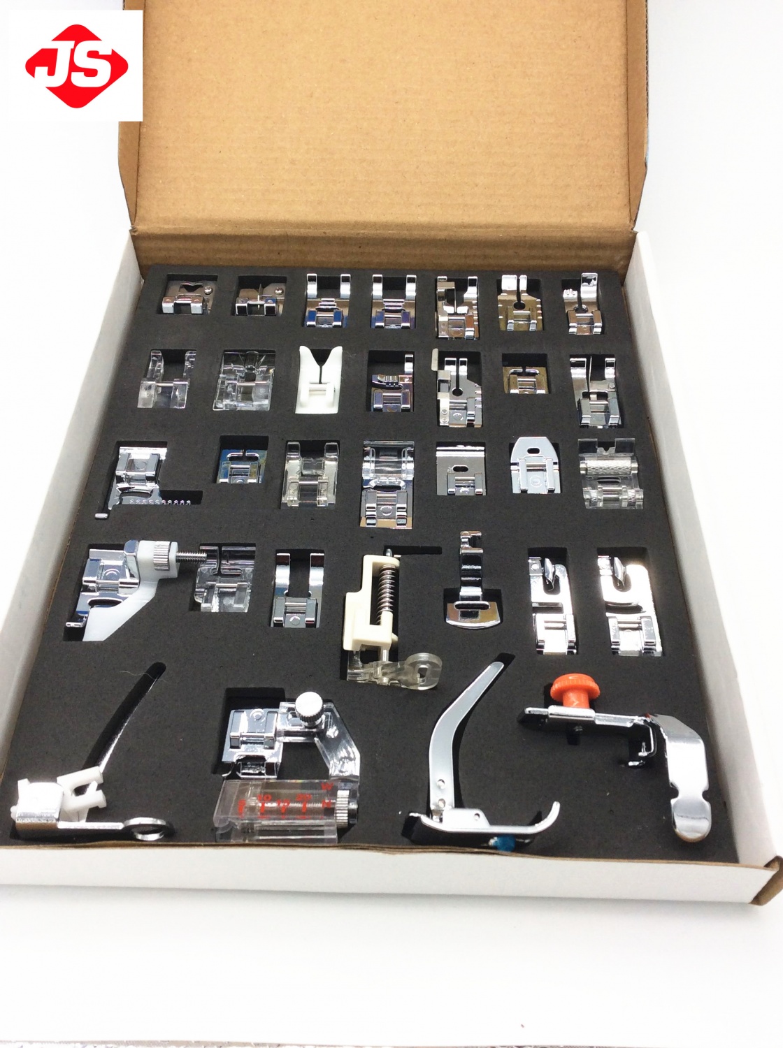 Domestic Household Sewing Machine Presser Foot Feet Kit Set, 32PCS Brother Presser Set