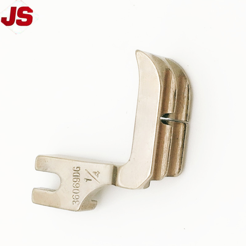 36069DG 1/4  DOUBLE GROOVE PIPING FOOT  PRESSER FOOT for JISHUN INDUSTRIAL SEWING MACHINE PARTS 