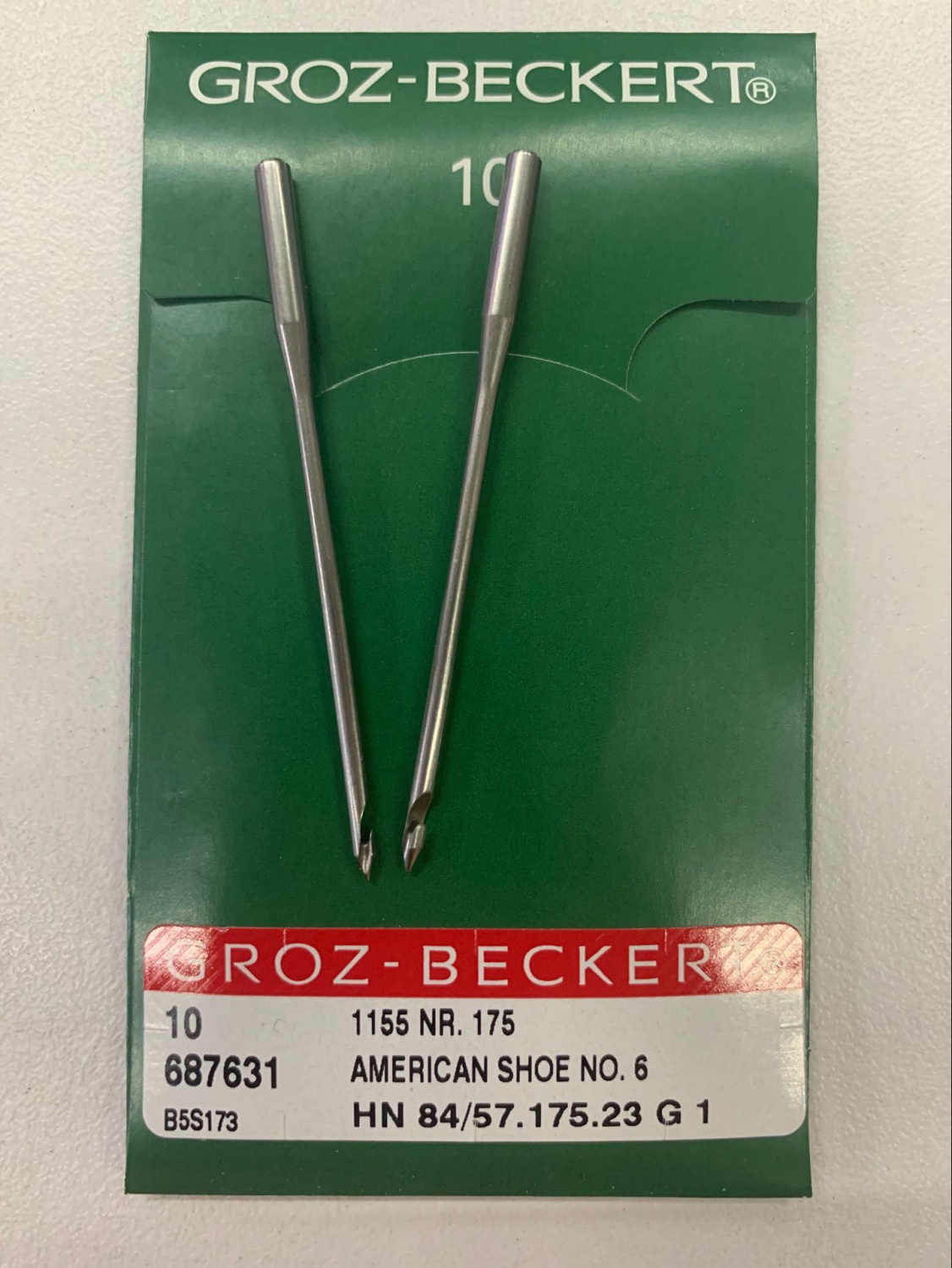 687631 Groz-Beckert Needle for Shoe Heavy duty machine Needle Made in Japan
