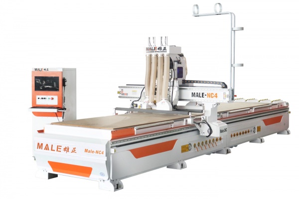 NC-4S铝木一体双工位开料机