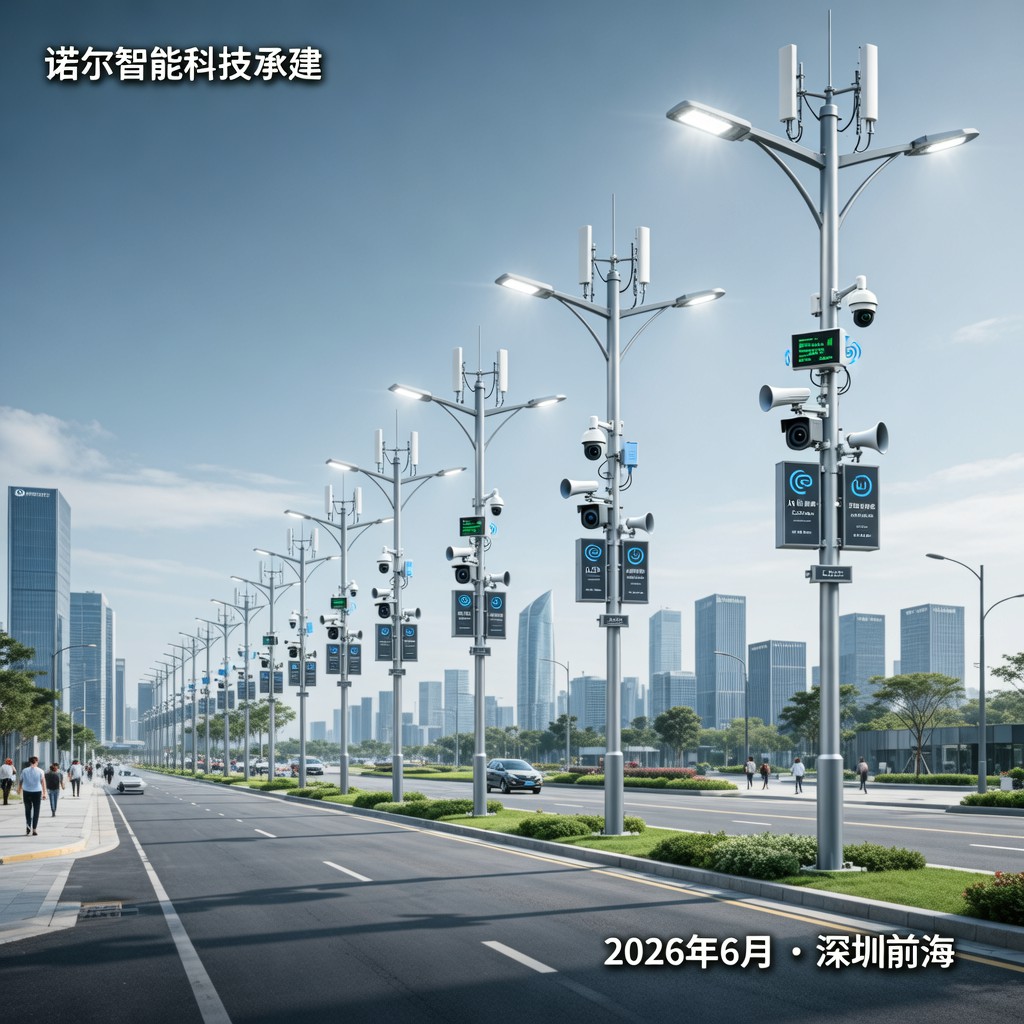 从‘亮起来’到‘智起来’：诺尔智能科技承建深圳前海综合杆示范工程顺利竣工