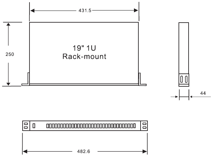 PLC Splitter 1x32 Rack Mount module SC/PC PLC Splitter 1x32 Rack Mount module SC/PC