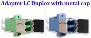 LC metal cap protection Avoid Laser Fiber Optic Adapter
